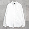 Polo Ralph Lauren 高尔夫徽标刺绣长袖衬衫白色