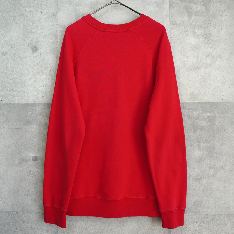 メゾン キツネ フォックスヘッド スウェット レッド - NEWSED