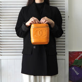 シャネル ココマーク キャビアスキン バニティバッグ オレンジ - NEWSED