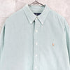 Polo Ralph Lauren 高尔夫徽标刺绣长袖衬衫 绿色