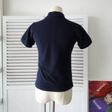 プレイ コムデギャルソン ハートロゴ 半袖ポロシャツ ブラック - NEWSED