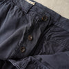 Maison Kitsune Cotton Pants Work Pants Navy