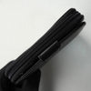 プラダ トライアングルロゴ サフィアーノレザー ラウンドジップ コンパクトウォレット 二つ折り財布 ブラック