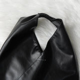 エムエムシックス メゾン マルジェラ レザー ジャパニーズバッグ トートバッグ ブラック - NEWSED