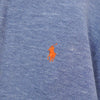 Polo Ralph Lauren logo embroidered half-zip sweatshirt in blue
