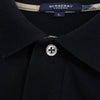Burberry 黑色马标志刺绣短袖 Polo 衫