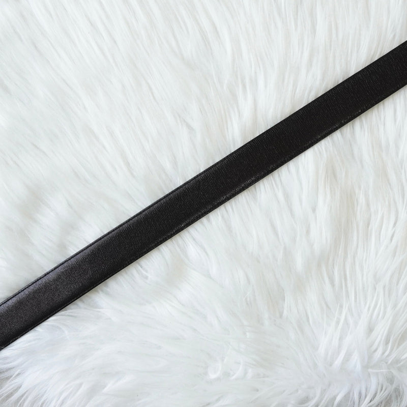 セリーヌ ヴィンテージ 輪馬車 サルキー レザー ベルト ブラック レディース - NEWSED