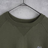 メゾン キツネ フォックスヘッド スウェット カーキ - NEWSED