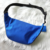 バレンシアガ アディダスコラボ トレフォイルロゴ ナイロン ウエストバッグ ボディバッグ ブラック / ブルー タグ付き未使用品 - NEWSED
