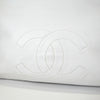 Chanel Coco Mark Caviar Leather Chain Shoulder Bag Tote Bag White