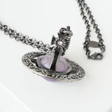 ヴィヴィアン ウエストウッド オーナメンタルタイニーオーブ ラインストーン シルバー ネックレス - NEWSED