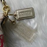 コーチ ポピー デイジー 花柄 シグネチャー キャンバス ハンドバッグ ベージュ - NEWSED