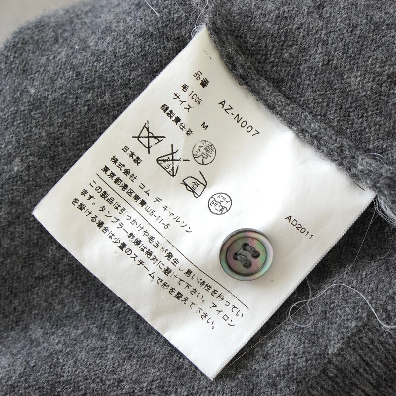 プレイ コムデギャルソン ハートロゴ カーディガン グレー レディース - NEWSED