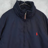 Polo Ralph Lauren logo embroidered nylon jacket blouson navy