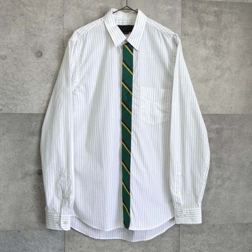 ステラマッカートニー ストライプ柄 長袖シャツ ホワイト