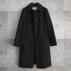 Prada wool coat, long coat, trench coat, women's, grey