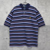 Polo Ralph Lauren 海军蓝/蓝色条纹短袖 Polo 衫