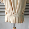 MM6 Maison Margiela 女士米黄色短袖上衣