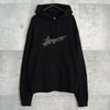 サンローラン パリ スター ロゴ パーカー ブラック