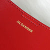 Jil Sander Tangle 小号皮革单肩包 红色