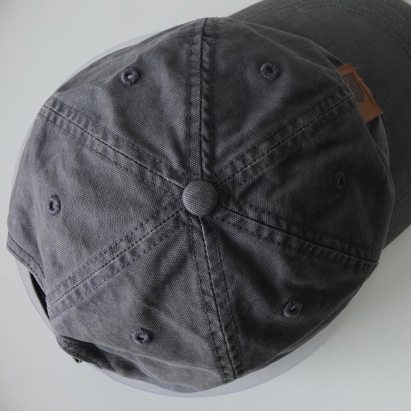 カーハート ロゴ キャップ グレー - NEWSED