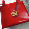 Celine Horsecarriage Sulky 皮革手提包（红色）