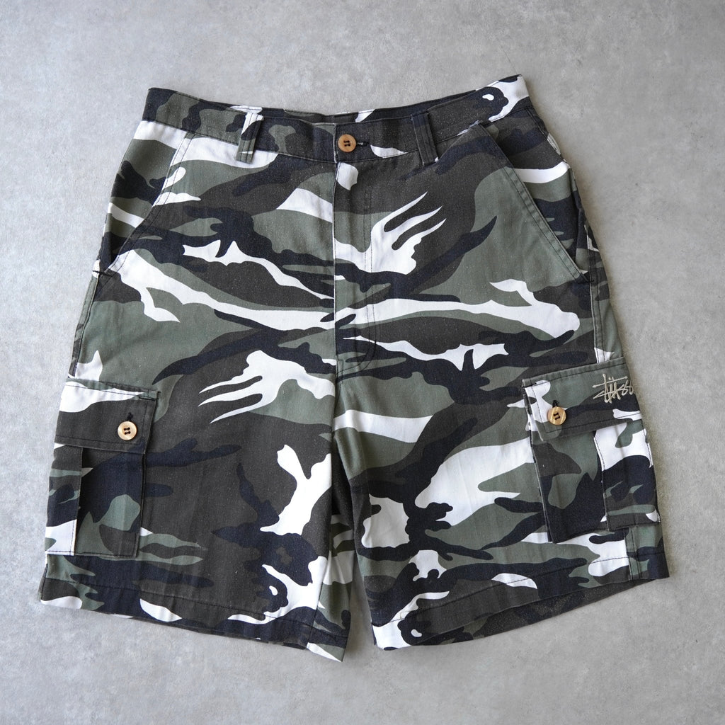 Stüssy Camo 卡其色短款卡其裤
