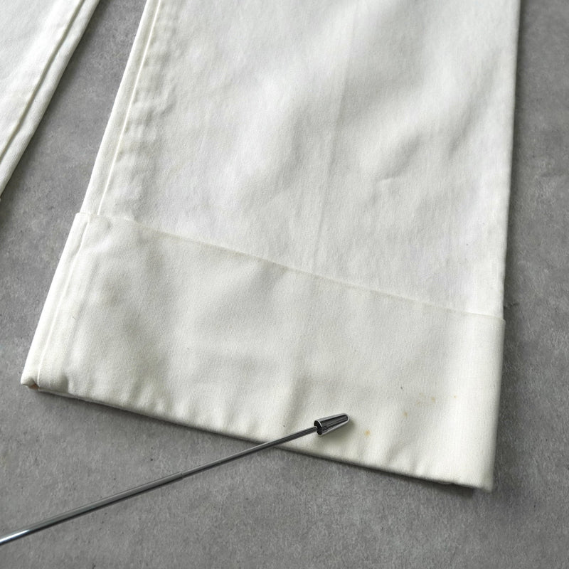 アクネ ストゥディオズ コットンパンツ アイボリー - NEWSED