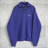 ポロ スポーツ ラルフローレン ハーフジップ カラー ニット ロゴ刺繍 パープル