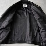 ビバスタジオ 本革 ソフトレザー ダブル ライダースジャケット レザージャケット ブラック メンズ - NEWSED