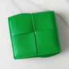 ボッテガ ヴェネタ カセット イントレチャート コインケース グリーン 箱付き