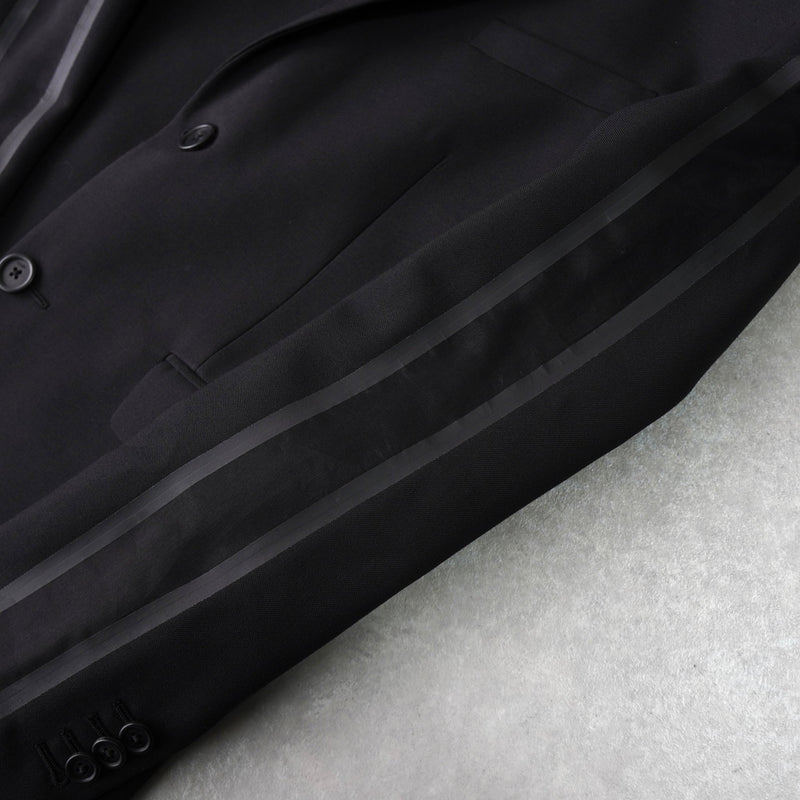 フェンディ ライン セットアップ スーツ メンズ ブラック / グレー - NEWSED