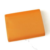 プラダ ナイロン 三つ折り財布 トライアングルロゴ オレンジ - NEWSED