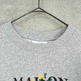 メゾン キツネ フラワーロゴ スウェット グレー - NEWSED