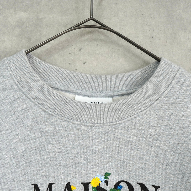 メゾン キツネ フラワーロゴ スウェット グレー - NEWSED