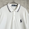 Ralph Lauren 白色徽标短袖 Polo 衫