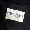 Givenchy logo embroidered liner vest and navy coat