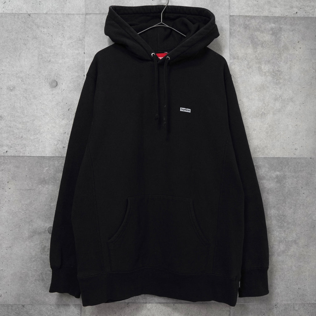 シュプリーム スモールボックスロゴ パーカー フーディー ブラック