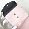 Christian Dior Diorissimo Leather Tri-fold Wallet Pink