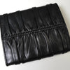 Prada Gathered Nappa Leather Bifold Wallet in Black