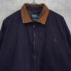 Polo by Ralph Lauren Corduroy Collar Drizzler Jacket Blouson Navy