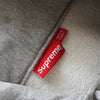 Supreme Metal Logo 灰色连帽衫
