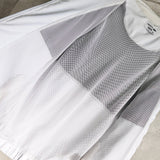 ラコステ ナイロンジャケット ロゴパッチ ダークネイビー/ホワイト - NEWSED