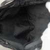 Fendi Zucca Nylon Leather One Shoulder Bag Handbag Black