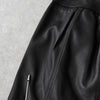 トミー ヒルフィガー レザー ミニスカート ブラック レディース