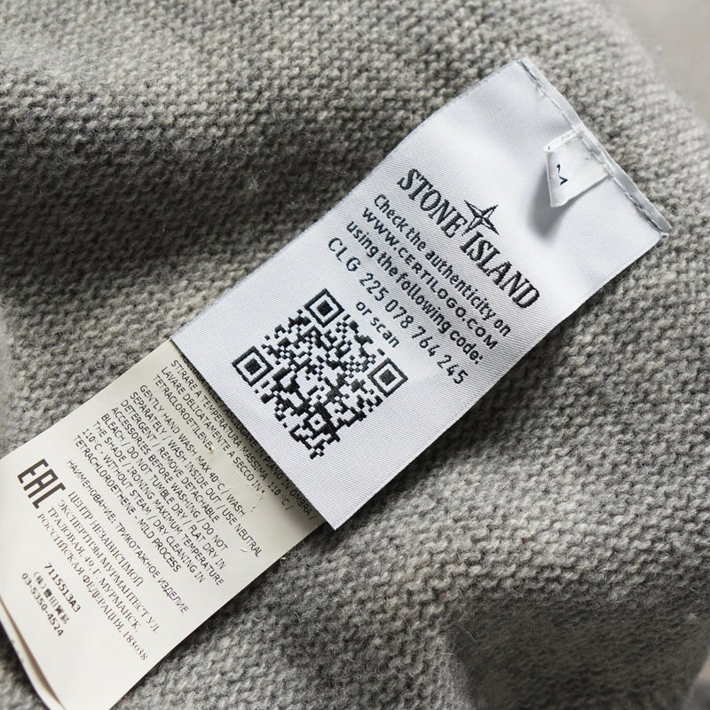 ストーン アイランド ウール ニット グレー - NEWSED
