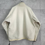 ポロ スポーツ ラルフ ローレン リバーシブル ナイロン/ボア フリース ブルゾン ダークグリーン/アイボリー - NEWSED