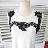 ドルチェ&ガッバーナ レース ノースリーブ トップス ホワイト レディース - NEWSED