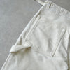 Ami Paris Heavyweight Painted Work Pants, Ivory