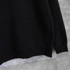 Stüssy 徽标刺绣黑色连帽衫